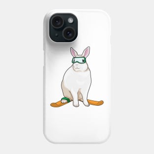 Bunny Skier Ski Phone Case