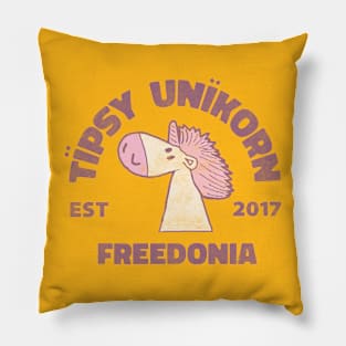 Tipsy Unikorn Pillow