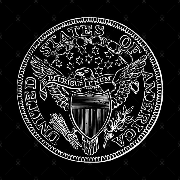 USA Old Coin by SpilloDesign