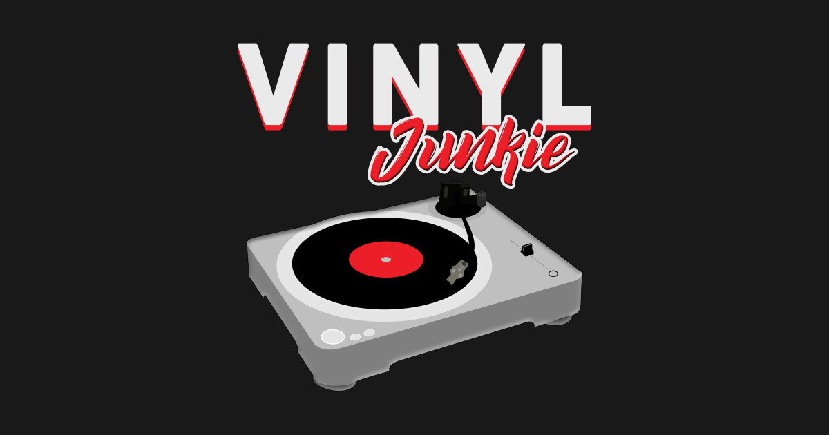 Vinyl Junkie Music Cartoon Record Player Vinyl T Shirt Teepublic