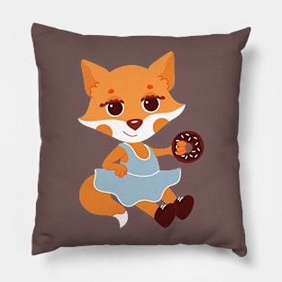 cute fox Pillow