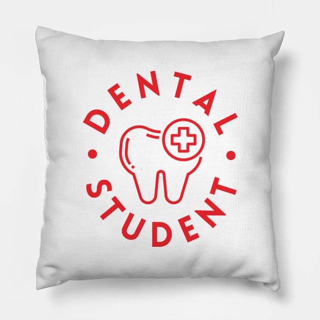 Dental Student Pillow by Haministic Harmony