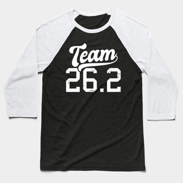 26 2 Running Shirt Marathon Team Gift 262 Running Baseball T Shirt Teepublic