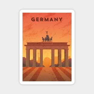 Germany. Retro travel poster Magnet