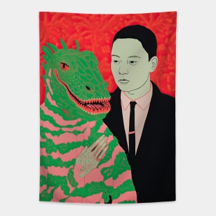 Iguana love Tapestry