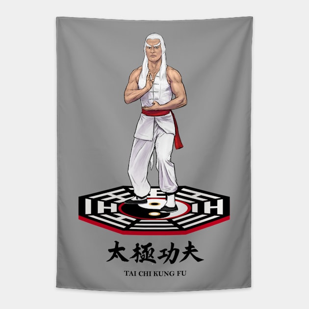 Tai Chi Kung Fu Tapestry by PreservedDragons