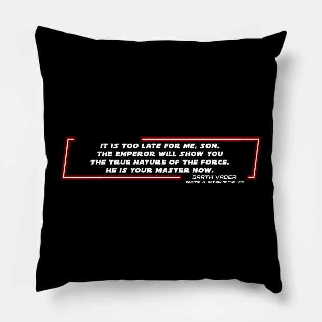 EP6 - DV - Nature - Quote Pillow by LordVader693