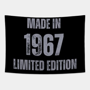 Vintage Made in 1967 , Limited Edition  , Gift for Mom Dad Birthday Tapestry