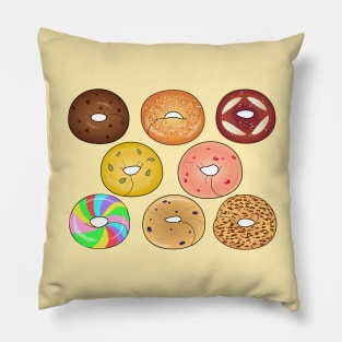 Bagels are booming Pillow