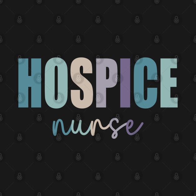 Retro Hospice Nurse Print For Nursing Student Hospice Nurse by WildFoxFarmCo