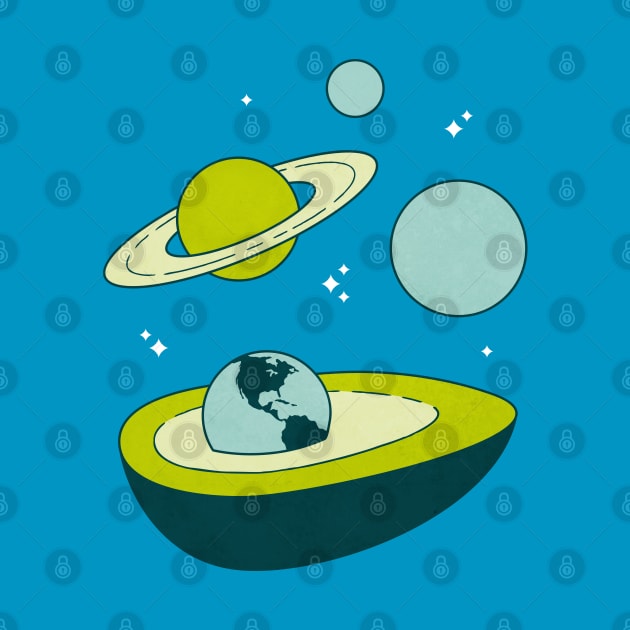 Avocado in Space by Tamara Lance