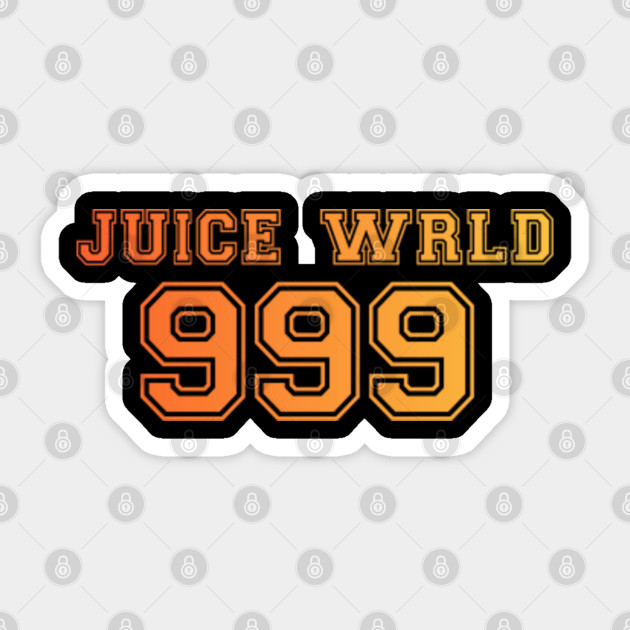 Juice Wrld 999 Juice Wrld 999 Sticker Teepublic
