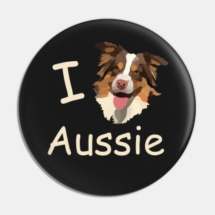 I Love Aussie Pin