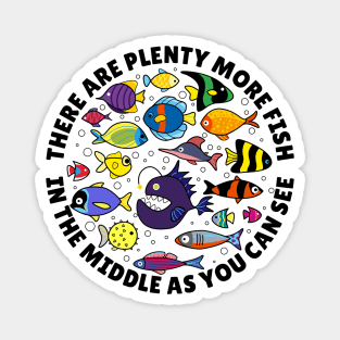 Famous quotes - There are plenty more fish in the middle as you can see Magnet