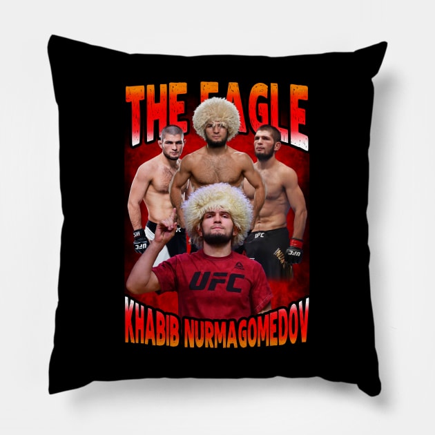 KHABIB NURMAGOMEDOV Pillow by hackercyberattackactivity