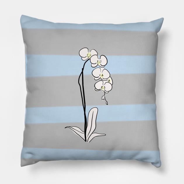 Orchid Pillow by Yaalala