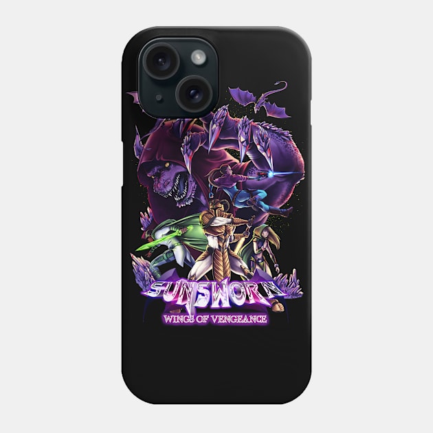 Sunsworn: Wings of Vengeance Phone Case by Red Gaze Studios