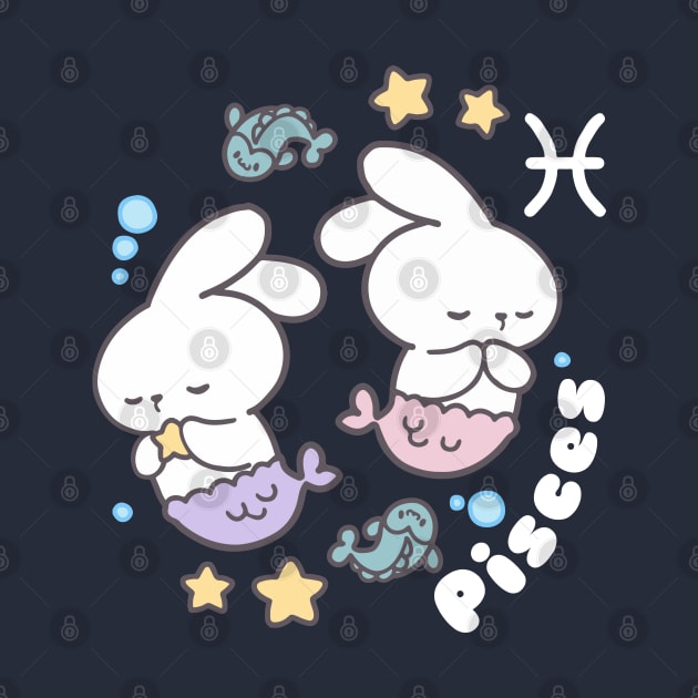 Pisces Loppi Tokki bunny Zodiac Series by LoppiTokki