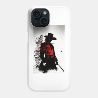 The Red, White and Black Samurai: A Tale of Honor and Duty in Feudal Japan Phone Case