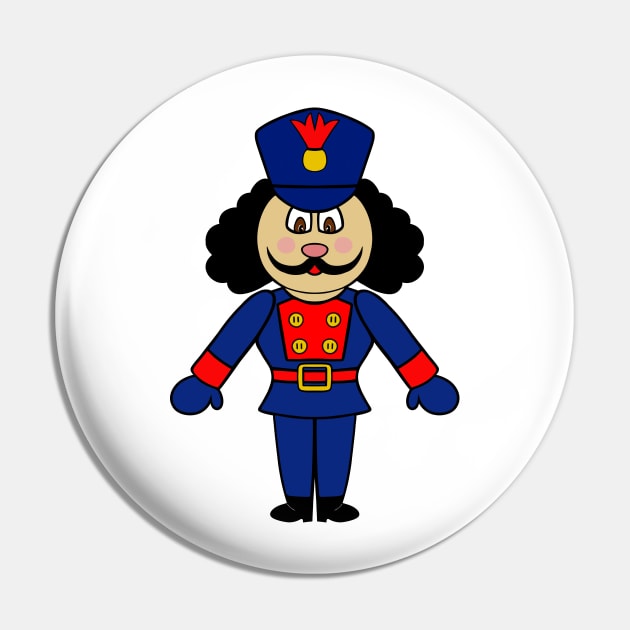 MERRY Christmas Toy Soldier Pin by SartorisArt1