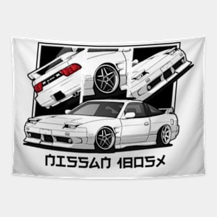 Nissan 180SX JDM Car Tapestry