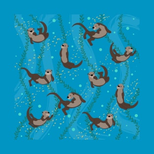 Swimming otters T-Shirt