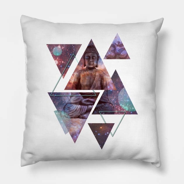 Galaxy Levitation - Buddha Pillow by MellowGroove