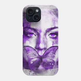 Purple Butterfly Phone Case