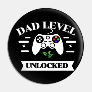 Dad Level Unlocked New Dad Father Pregnancy Pin
