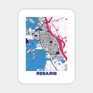 Rosario - Argentina MilkTea City Map Magnet