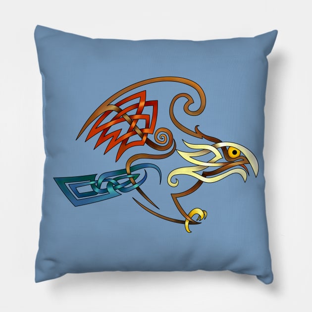 Hawk Pillow by KnotYourWorld4