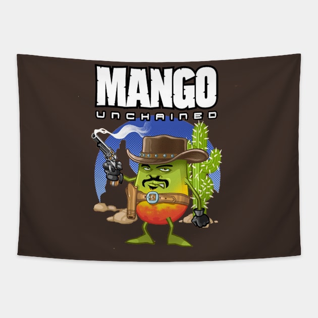 Mango unchained Tapestry by HillerArt