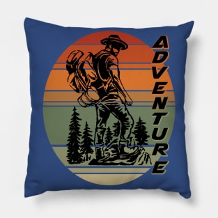 Adventure Mountains Nature Hike Alps Pillow