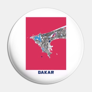 Dakar - Senegal MilkTea City Map Pin
