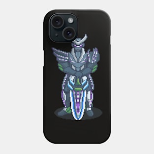 Pixel Art Cyber Knight Phone Case