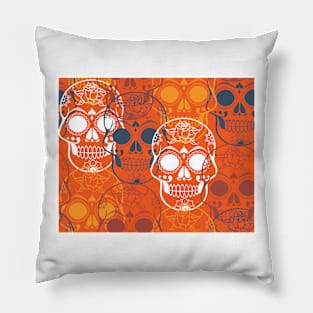 Halloween Skulls Pillow