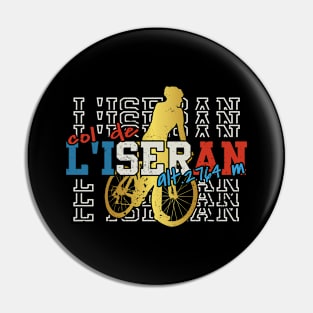 Col De L'Iseran Cycling Bike Souvenir Pin