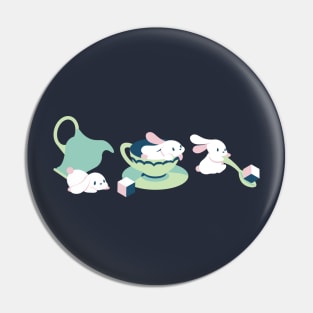 One Cup of Rabbits! Art II Pin