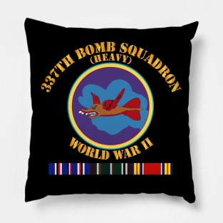 337th Bomb Squadron WWII w SVC Pillow