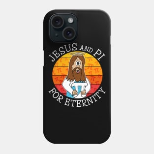 Pi Day Jesus Christian Mathematician Math Funny Phone Case