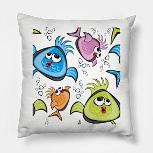 Multicolour Fish Pillow