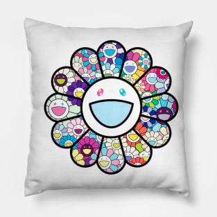 Takashi Murakami Multicolored Pillow Inspired Floral Designs, Handmade,  Bedroom Unique, Aesthetic, Home Decor Gift, Hypebeast Pillow, Soft 