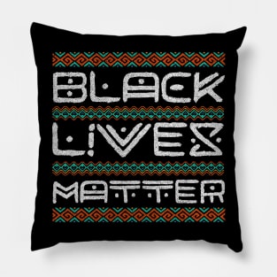 Black Lives Matter africa lettering Gift Pillow