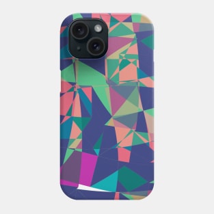 Geometric triangle pattern abstract Phone Case