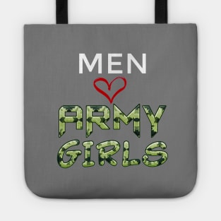 men love army girls,hero navy military girlfriend Tote