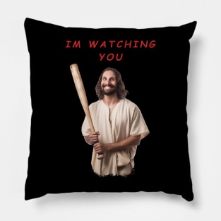 Jesus watching you Pillow