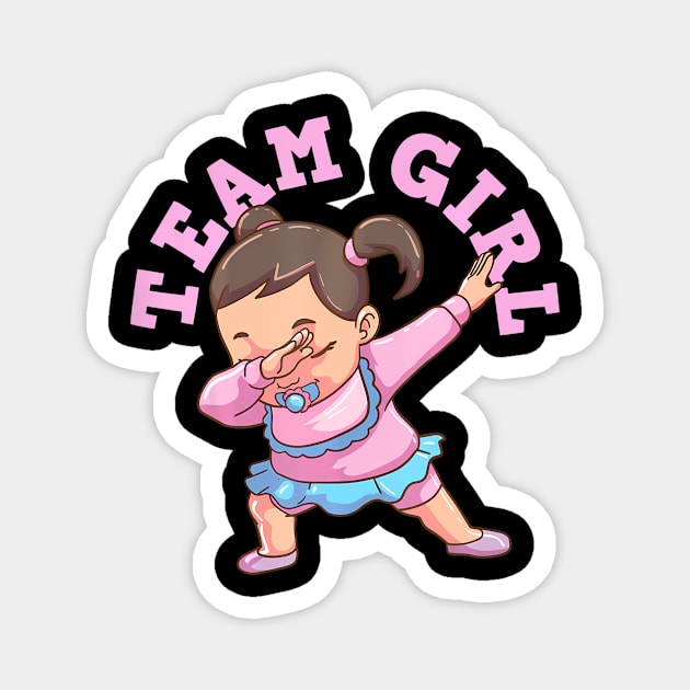 Gender Reveal Team Girl Magnet by mccloysitarh