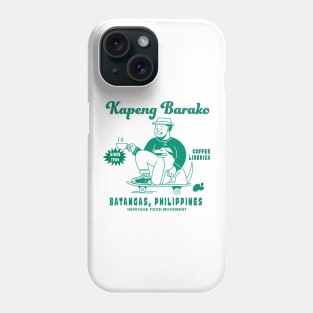 BATANGAS COFFEE PHILIPPINES SHIRT GREEN BACK PRINT Phone Case