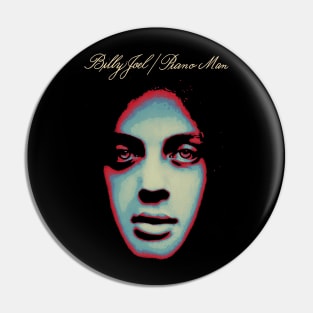 The Piano Man Billy Joel Pin