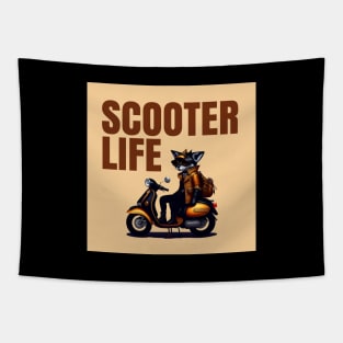 Scooters life Tapestry